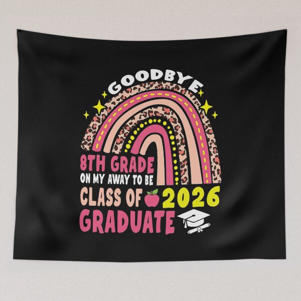 Item preview,  Goodbye 8th Grade Class Of 2026 Graduate 8th Grade rainbow designed and sold by Fislux.