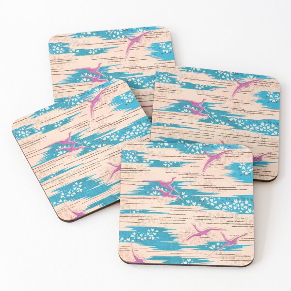 Item preview, Flying Birds Vintage Japanese Retro Pattern designed and sold by VintageArchive.