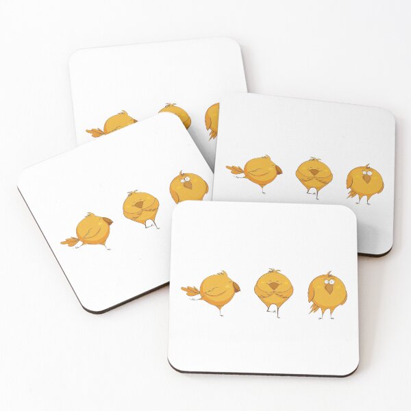 Item preview, Cute Yellow Cartoon chicks designed and sold by Ala'Salem| Cute Characters, Real Moods.