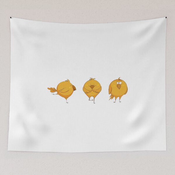 Item preview, Cute Yellow Cartoon chicks designed and sold by Karam Barakat.