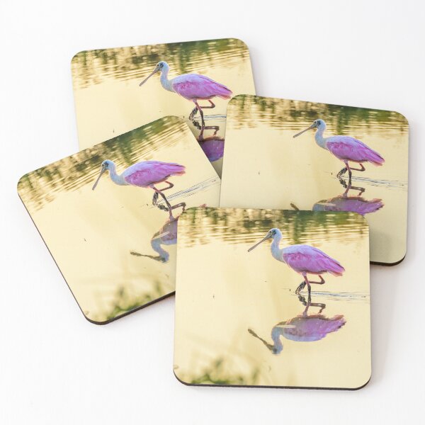 Item preview, Roseate Spoonbill At Sunrise designed and sold by Debra Martz.