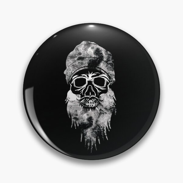 Item preview, There is beauty in darkness abstract crazy beard skull designed and sold by TitaCris.