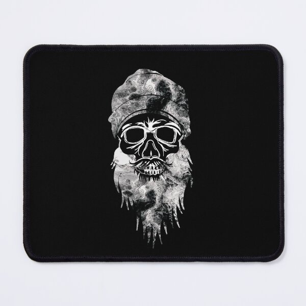 Item preview, There is beauty in darkness abstract crazy beard skull designed and sold by TitaCris.