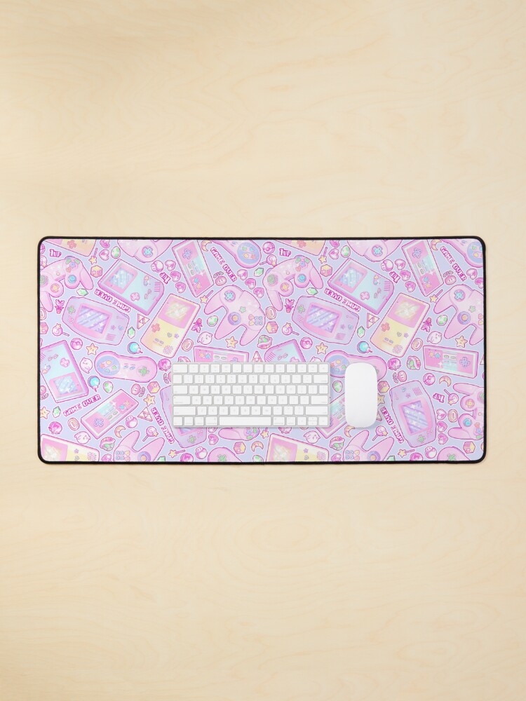 Aperçu 1 sur 5. Tapis de souris avec l'œuvre Jeu terminé! créée et vendue par PastelPollution.