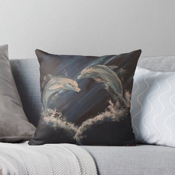Item preview, Love Swims Deep Dolphin Heart designed and sold by theartofdeb.