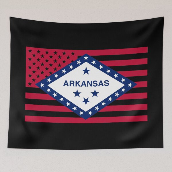 Item preview, Arkansas State Flag Graphic USA Styling designed and sold by Garaga.