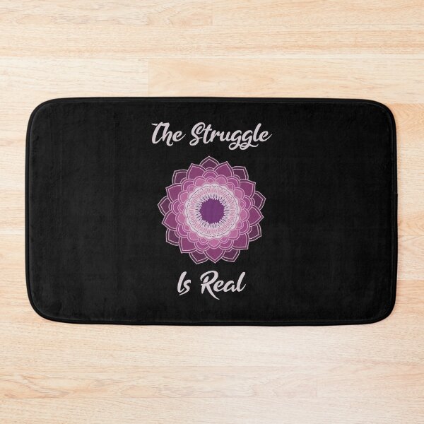 Item preview, The Struggle Is Real Mandala  designed and sold by EmyBeeDesigns.