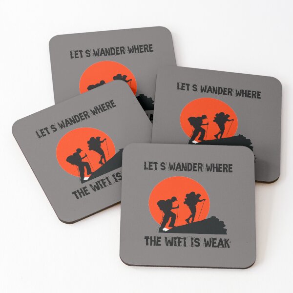 Item preview, Let’s wander where the WiFi is weak, Hiking Shirt, Hiking Lovers, Gift for Friend, Family Members designed and sold by amine163.