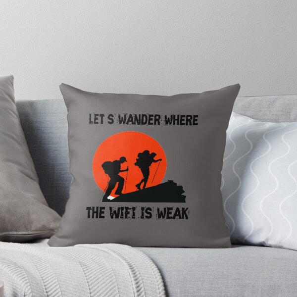 Item preview, Let’s wander where the WiFi is weak, Hiking Shirt, Hiking Lovers, Gift for Friend, Family Members designed and sold by amine163.