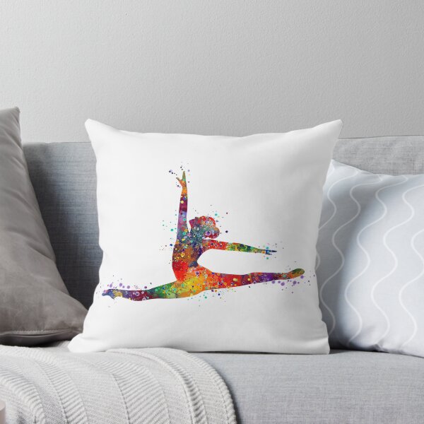 Item preview, Girl Gymnastics Twine Watercolor designed and sold by LotusGifts.