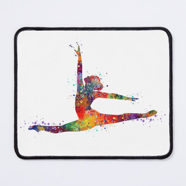 Item preview, Girl Gymnastics Twine Watercolor designed and sold by LotusGifts.