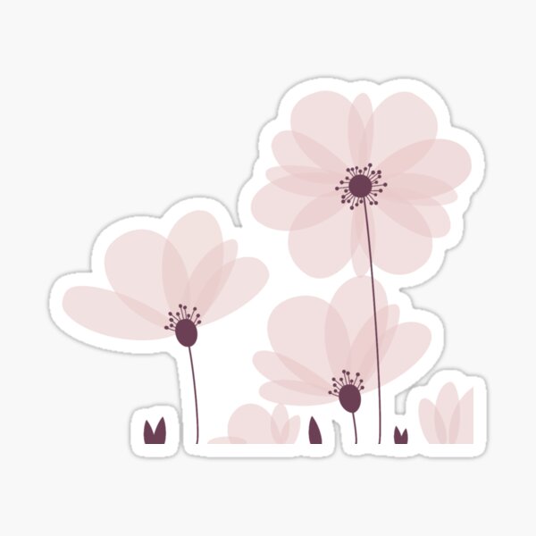 Blossoming Pink Sticker