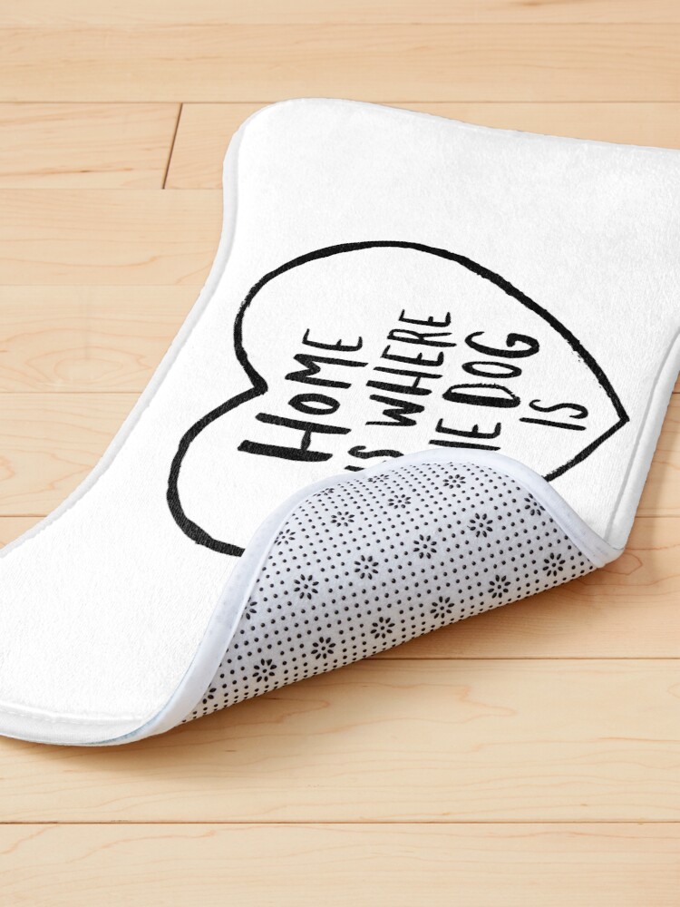 Alternate view of Home Is Where The Dog Is Pet Mat