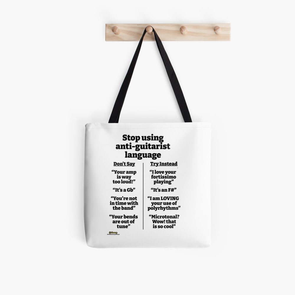 Item preview, All Over Print Tote Bag designed and sold by Guitarmony.