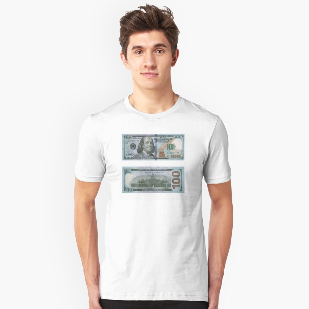 $100 bill shirt