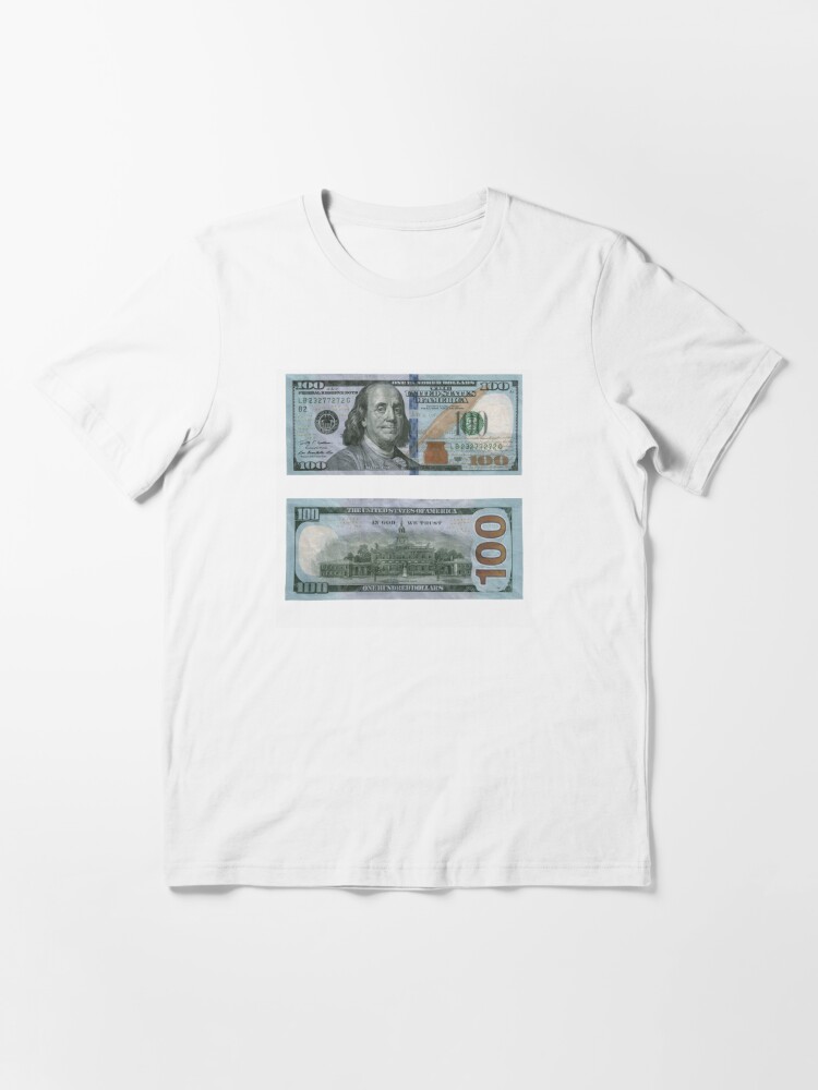 $100 bill shirt