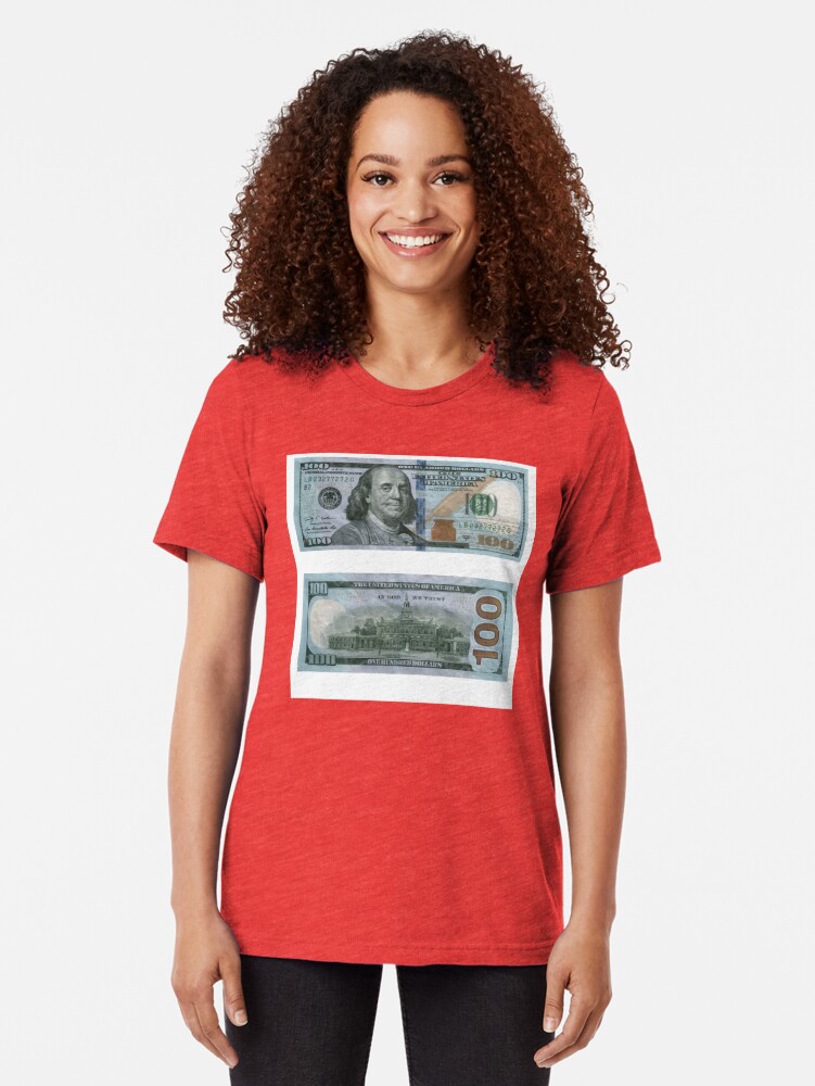 $100 bill t shirt