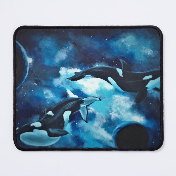 Item preview, Space Orcas Swimming Through Galaxies designed and sold by theartofdeb.