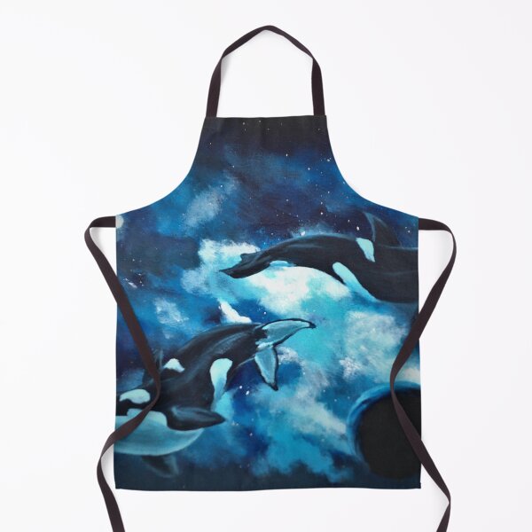 Artikelvorschau, Weltraum-Orcas, die durch Galaxien schwimmen entworfen und verkauft von theartofdeb.