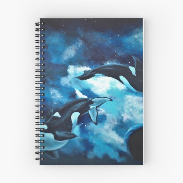 Item preview, Space Orcas Swimming Through Galaxies designed and sold by theartofdeb.