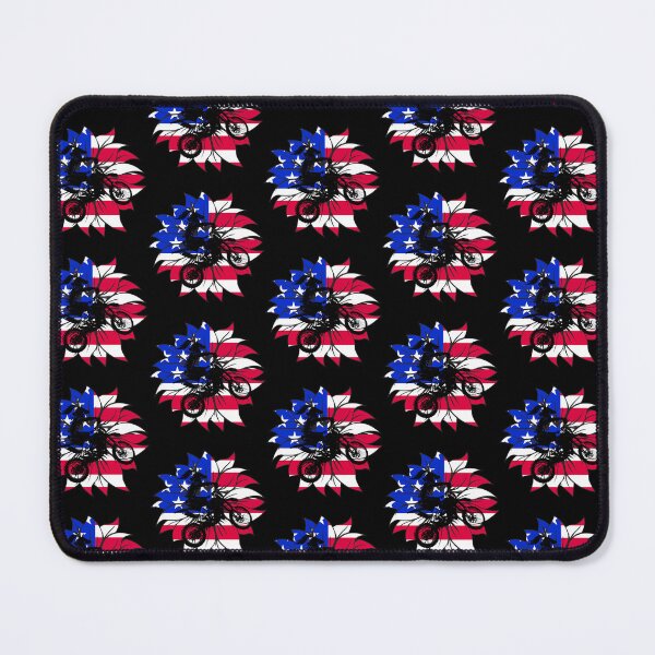 Item preview, American Flag Dirt Bike Chick, Dirt Bike Girl, Motocross Girls designed and sold by AkBrokeBikes.