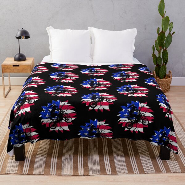 Item preview, American Flag Dirt Bike Chick, Dirt Bike Girl, Motocross Girls designed and sold by AkBrokeBikes.