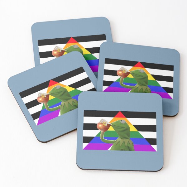 Item preview, Kermit the Frog Straight Ally Flag designed and sold by Charlie Draws.