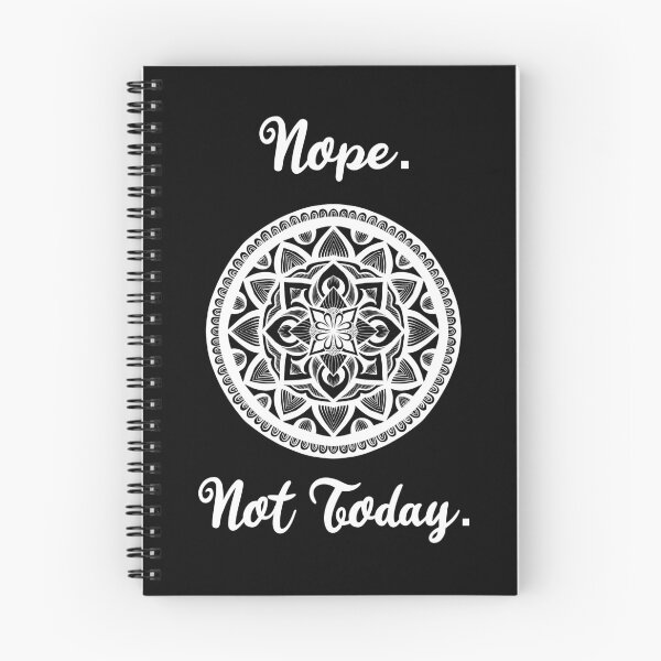 Item preview, Nope. Not Today. Mandala  designed and sold by EmyBeeDesigns.