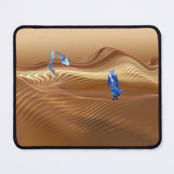 Item preview, Tuareg with waving cloths - Tuareg with waving cloth designed and sold by Marlies Odehnal.
