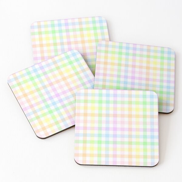 Item preview, Rainbow Pastel Plaid Fashion Design vertical max horizontal  designed and sold by AlexisValeska.