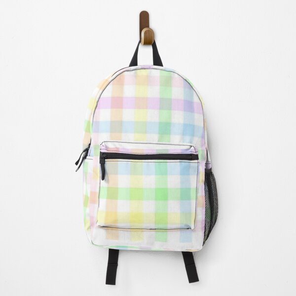 Item preview, Rainbow Pastel Plaid Fashion Design vertical max horizontal designed and sold by AlexisValeska.