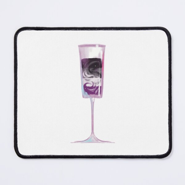Item preview, subtle ace pride in a flute glass designed and sold by sunfloras.