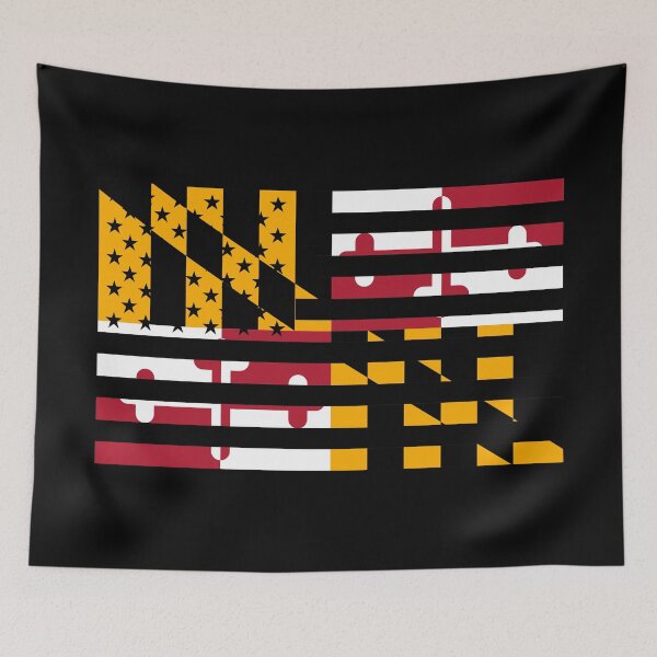 Item preview, Maryland State Flag Graphic USA Styling designed and sold by Garaga.