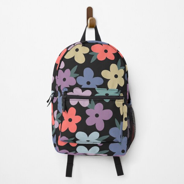 Item preview, Rainbow Floral Black designed and sold by KBurnsArt.