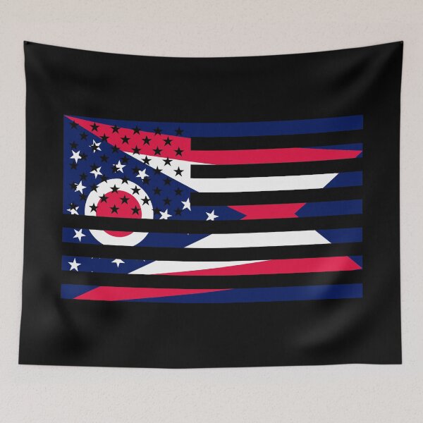 Item preview, Ohio State Flag Graphic USA Styling designed and sold by Garaga.