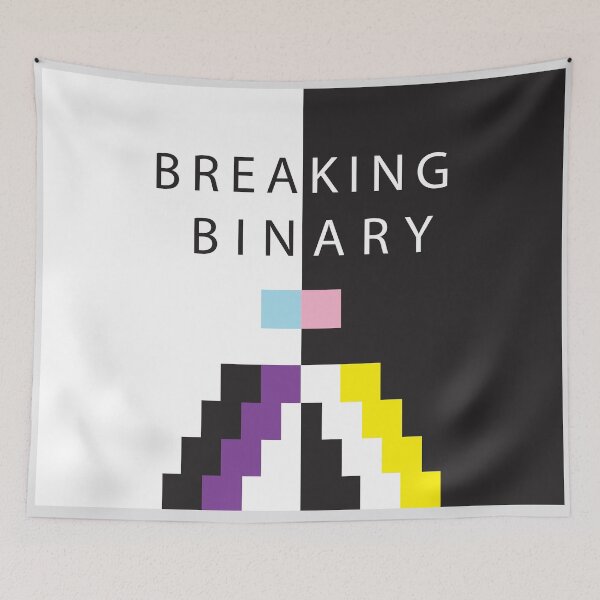Item preview, Breaking Binary Nonbinary Pride designed and sold by BeJolley.