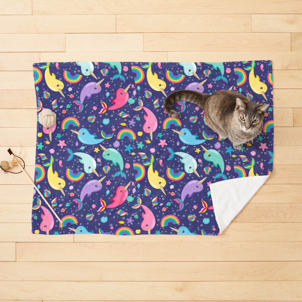 Vista previa del artículo con la obra «Manta para mascotas», diseñado y vendido por SamAnnDesigns.