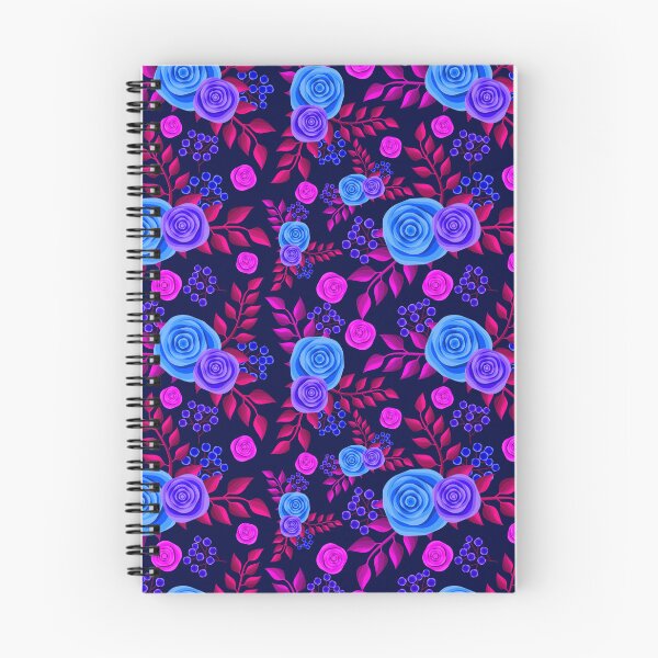 Item preview, Purple Floral Illustration Background Wallpaper designed and sold by DigitalChickHub.