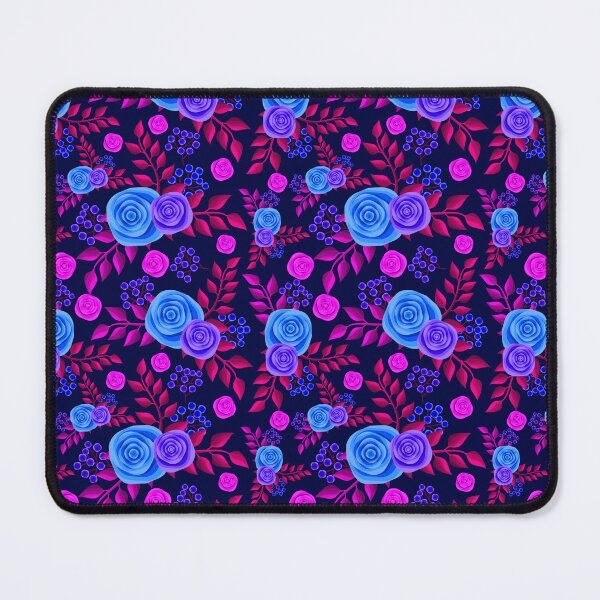 Item preview, Purple Floral Illustration Background Wallpaper designed and sold by DigitalChickHub.