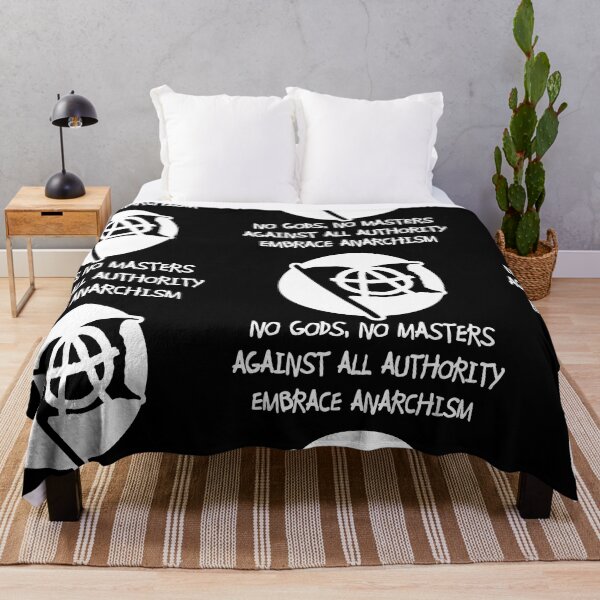 Item preview, No gods, no masters, against all authority, embrace anarchism designed and sold by TheFoolsGallery.