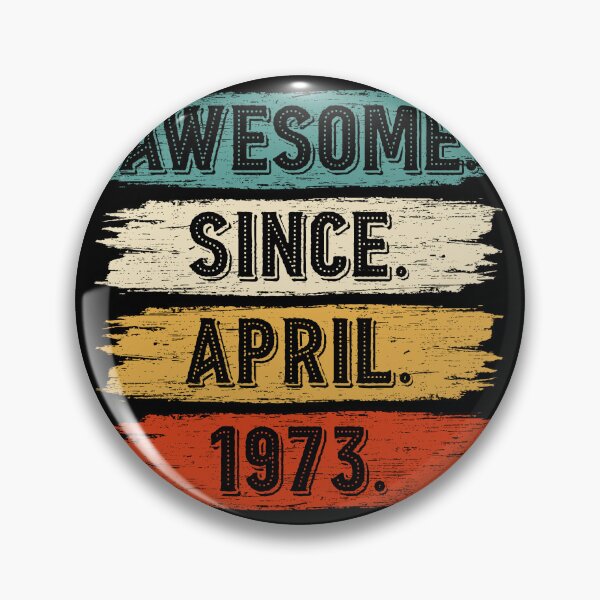 Item preview, 49 Years Old Gifts Awesome Since April 1973 49th Birthday designed and sold by MoHaCo.