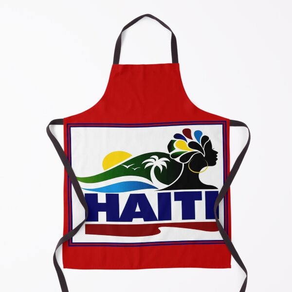 Item preview,  HAITI : Modern Tropical Island Abstract Woman Tourism Print designed and sold by posterbobs.