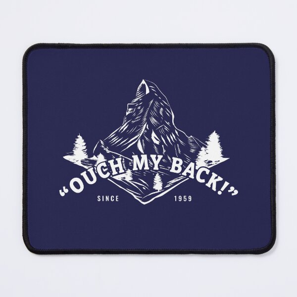 Item preview, Ouch My Back Mountain! designed and sold by Heyday Threads.