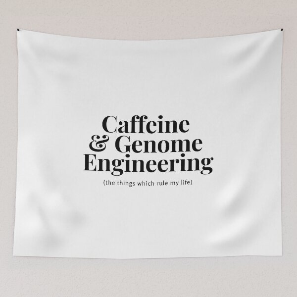 Item preview, Caffeine and Genome Engineering - the things which rule my life designed and sold by quiet-charm.