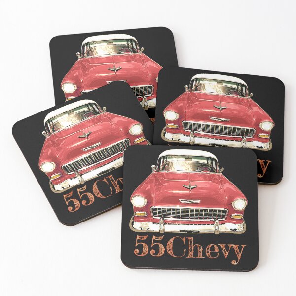 Item preview, 55 Chevy Classic Hot Rod American Vintage Muscle designed and sold by AGED Limited.