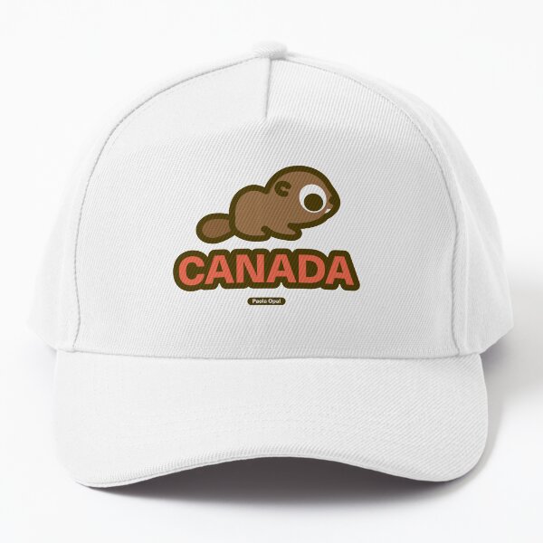 CANADA with Bitsy the Baby Beaver Baseball Cap