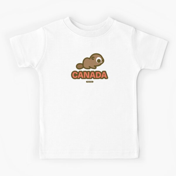 CANADA with Bitsy the Baby Beaver Kids T-Shirt