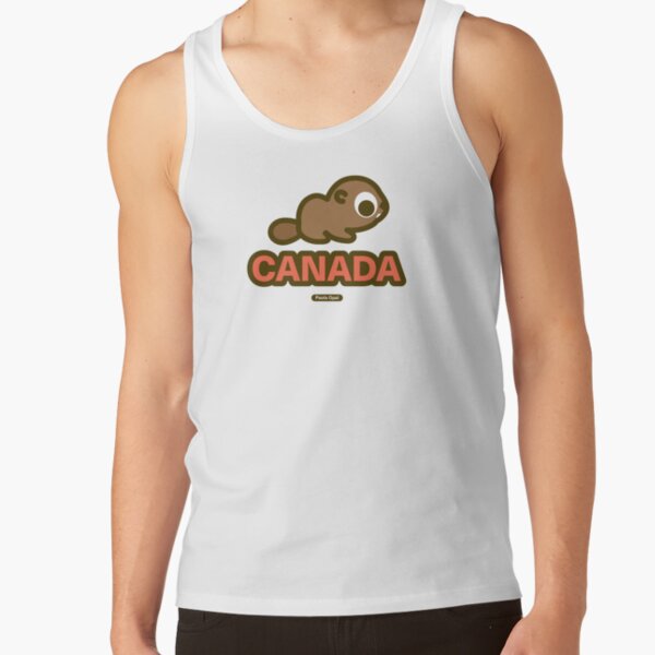 CANADA with Bitsy the Baby Beaver Tank Top