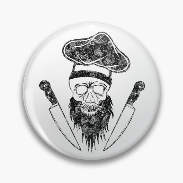 Item preview, Dark leaves in darkest skies abstract crazy beard skull designed and sold by TitaCris.