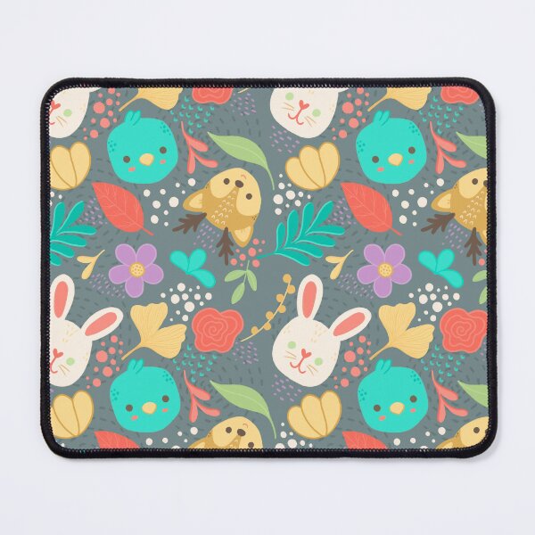 Item preview, Cute Woodland Animals Spring Pattern designed and sold by julianamotzko.